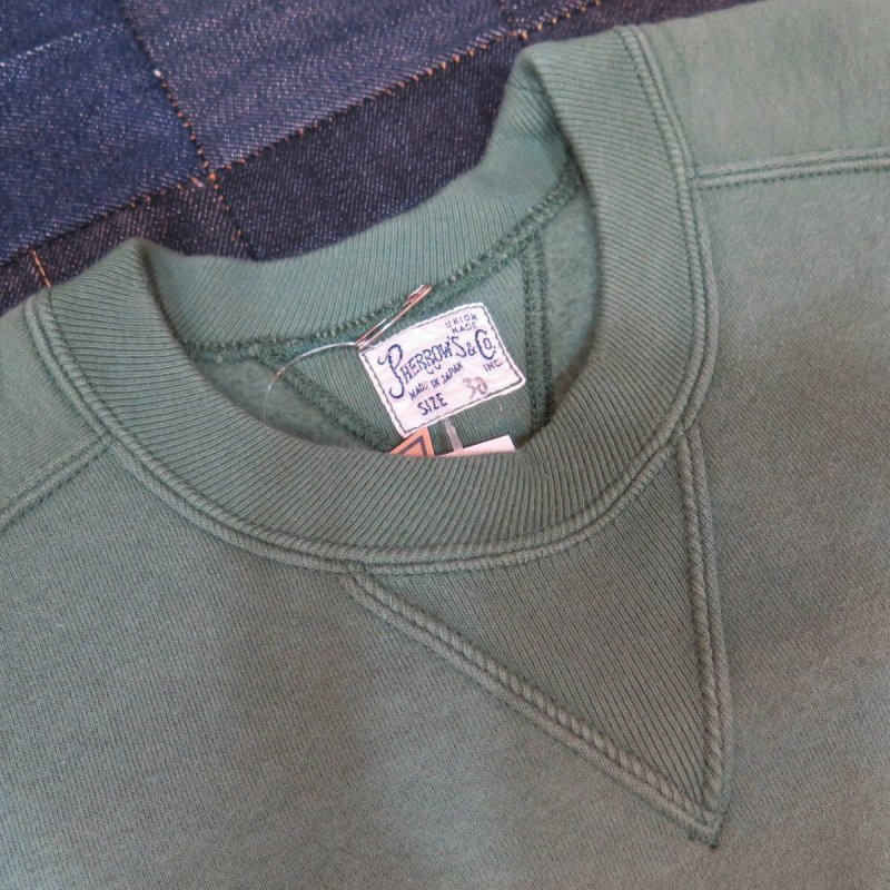 画像4: 【フェローズ】   1940's 両Vフリーダムスリーブ   吊り編みスウェットシャツ/ビンテージ   Pherrow's 23W-PVSF   日本製【送料無料】 (4)