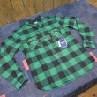 画像1: 【フラットヘッド】  ブロックチェック フランネルシャツ   THE FLAT HEAD FN-SNR-101L   日本製【送料無料】 (1)