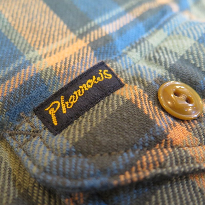 画像7: 【フェローズ】  ガチャポケ フランネル チェックシャツ   Pherrow's 25W-750WS-C   日本製【送料無料】 (7)