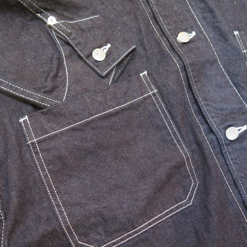 画像7: 【フラットヘッド】  12oz デニム ショップコート   THE FLAT HEAD FN-OC-D002   日本製【日本国内送料無料】  【WORLD WIDE SHIPPING】 【Flat Head】  12oz Denim Shop Coat   THE FLAT HEAD FN-OC-D002   Made in Japan (7)