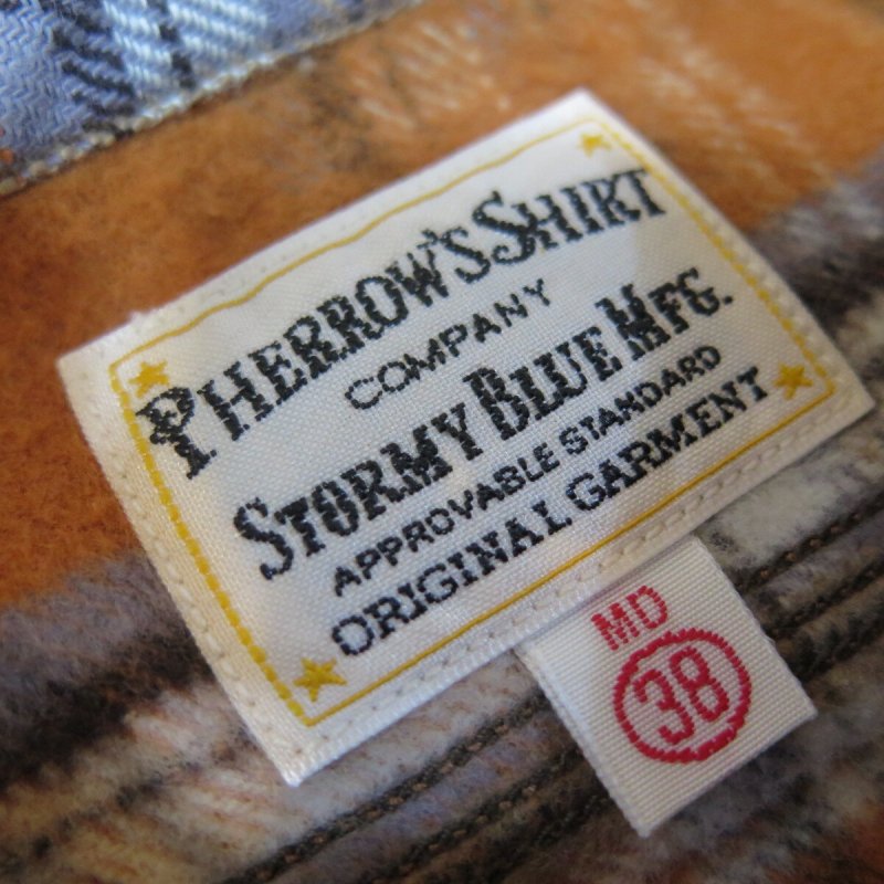 画像4: 【フェローズ】  ガチャポケ フランネル チェックシャツ   Pherrow's 25W-750WS-C   日本製【送料無料】 (4)