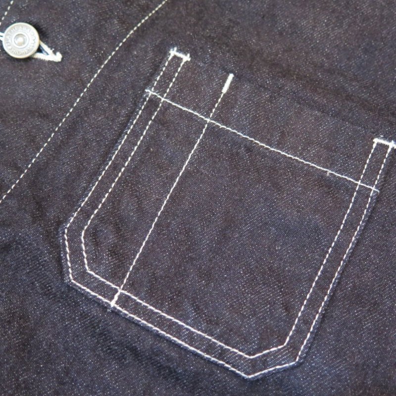 画像6: 【フラットヘッド】  12oz デニム ショップコート   THE FLAT HEAD FN-OC-D002   日本製【日本国内送料無料】  【WORLD WIDE SHIPPING】 【Flat Head】  12oz Denim Shop Coat   THE FLAT HEAD FN-OC-D002   Made in Japan (6)