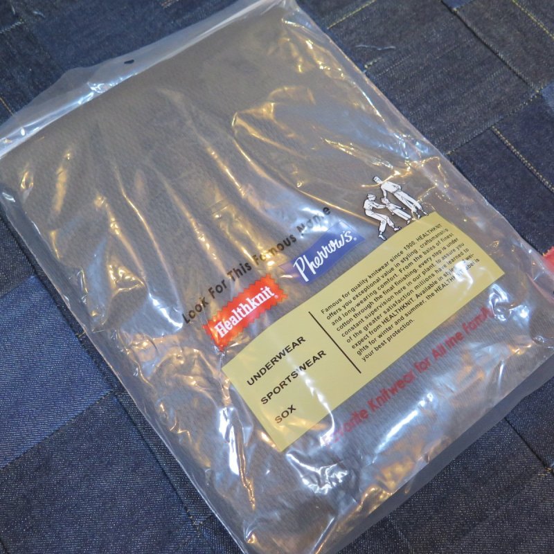 画像3: 【ヘルスニット×フェローズ】  前V サーマル ロングスリーブ   Pherrow's 25W-PCT1-HEALTH KNIT  【送料無料】 (3)