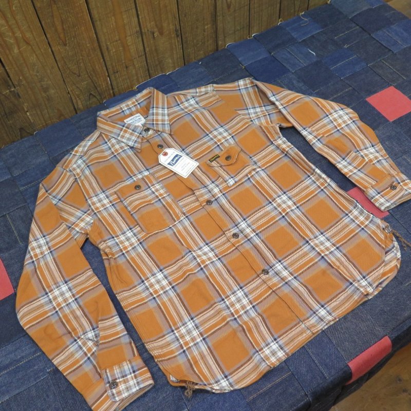 画像2: 【フェローズ】  ガチャポケ フランネル チェックシャツ   Pherrow's 25W-750WS-C   日本製【送料無料】 (2)