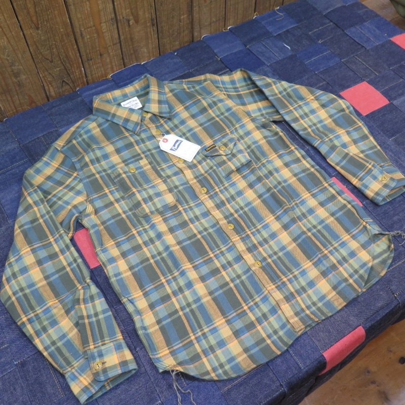 画像5: 【フェローズ】  ガチャポケ フランネル チェックシャツ   Pherrow's 25W-750WS-C   日本製【送料無料】 (5)