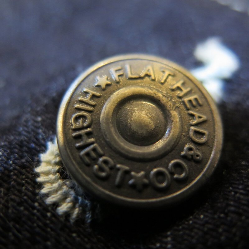 画像4: 【フラットヘッド】  12oz デニム ショップコート   THE FLAT HEAD FN-OC-D002   日本製【日本国内送料無料】  【WORLD WIDE SHIPPING】 【Flat Head】  12oz Denim Shop Coat   THE FLAT HEAD FN-OC-D002   Made in Japan (4)