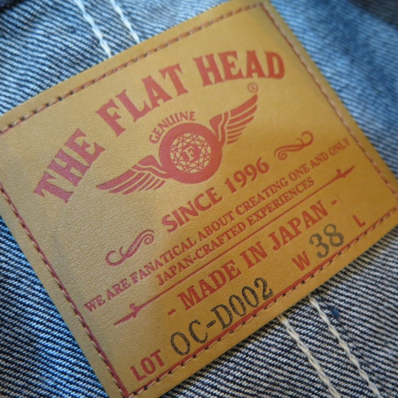 画像3: 【フラットヘッド】  12oz デニム ショップコート   THE FLAT HEAD FN-OC-D002   日本製【日本国内送料無料】  【WORLD WIDE SHIPPING】 【Flat Head】  12oz Denim Shop Coat   THE FLAT HEAD FN-OC-D002   Made in Japan (3)
