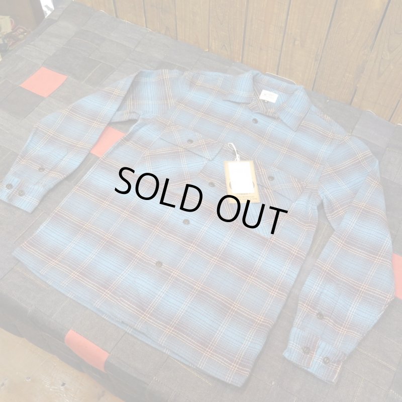 画像2: 【ウエストライド】   NAVY ワーク チェックシャツ   WEST RIDE   日本製【送料無料】  (2)