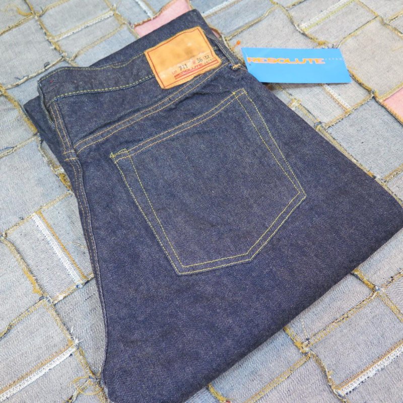 画像1: 大きいサイズ!  【リゾルト】  XX セミワイドストレート/ワンウォッシュ  RESOLUTE JAPAN TYPE 711  日本製 【送料無料】 (1)