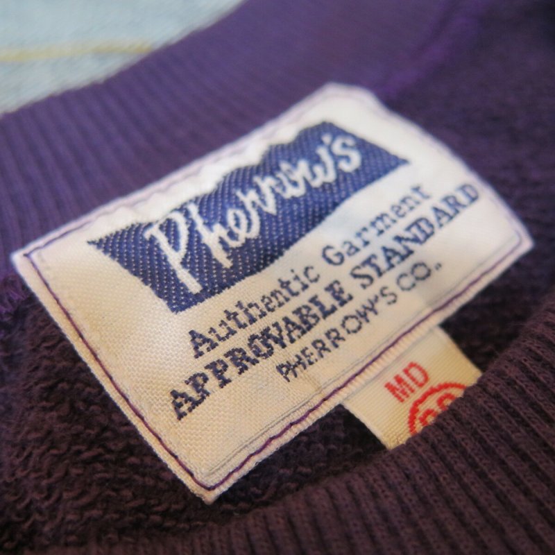 画像4: 【フェローズ】   カレッジプリント スウェットシャツ/トレーナー   Pherrow's 25W-PRS1   日本製【送料無料】 (4)