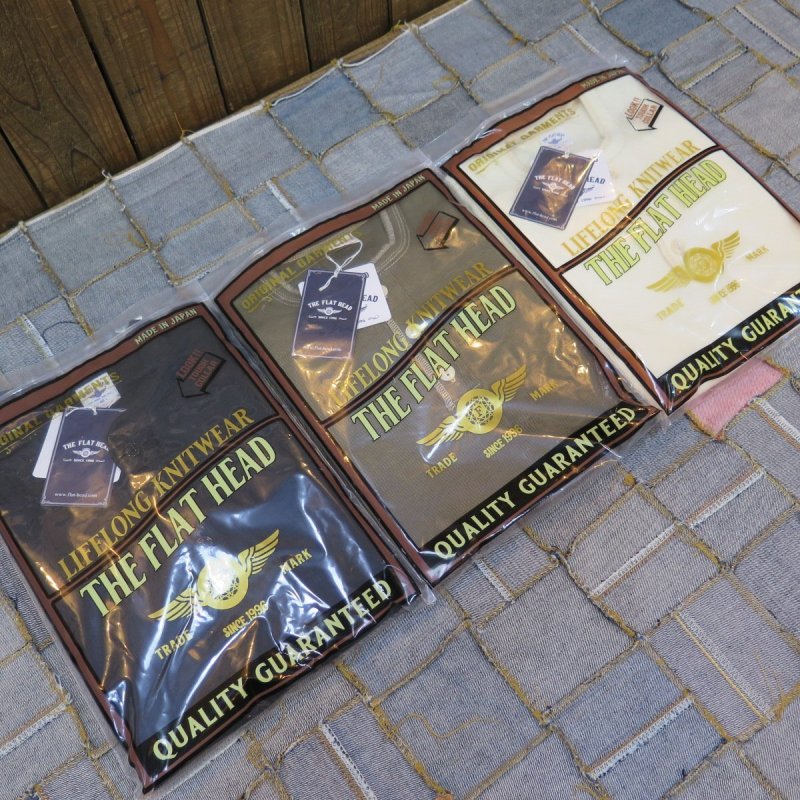 画像12: 【フラットヘッド】   ヘンリーネック サーマル ロングスリーブ   THE FLAT HEAD FN-THLH-004   日本製【送料無料】 (12)