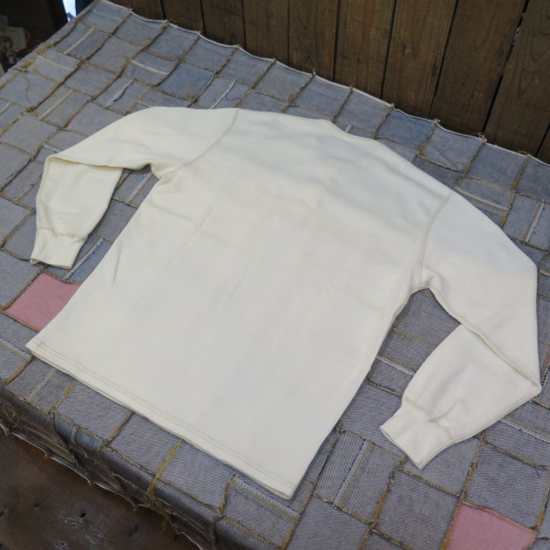 画像3: 【フラットヘッド】   ヘンリーネック サーマル ロングスリーブ   THE FLAT HEAD FN-THLH-004   日本製【送料無料】 (3)