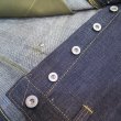 画像4: ＝size38＝ 【KIWAMI WWII】 ”極み”大戦モデル ストレート デニムパンツ オール月桂樹ボタン 日本製【送料込み】 (4)