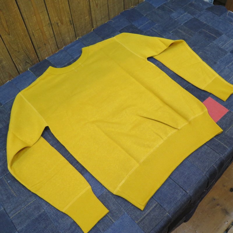 画像9: 【ドゥニーム】  4本針 前Vクルーネックスウェット   DENIME 260   日本製【送料無料】 (9)