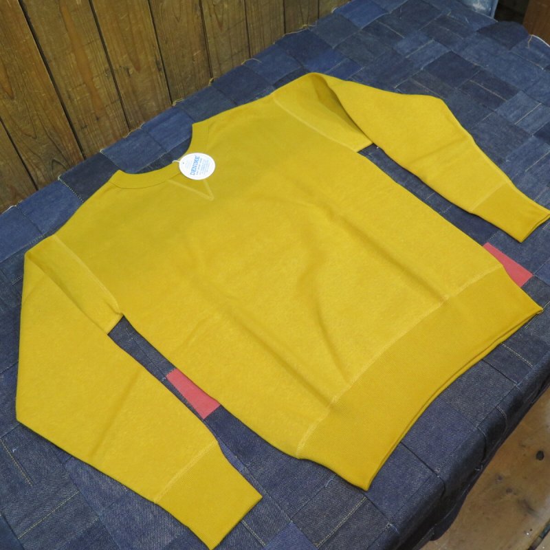 画像8: 【ドゥニーム】  4本針 前Vクルーネックスウェット   DENIME 260   日本製【送料無料】 (8)