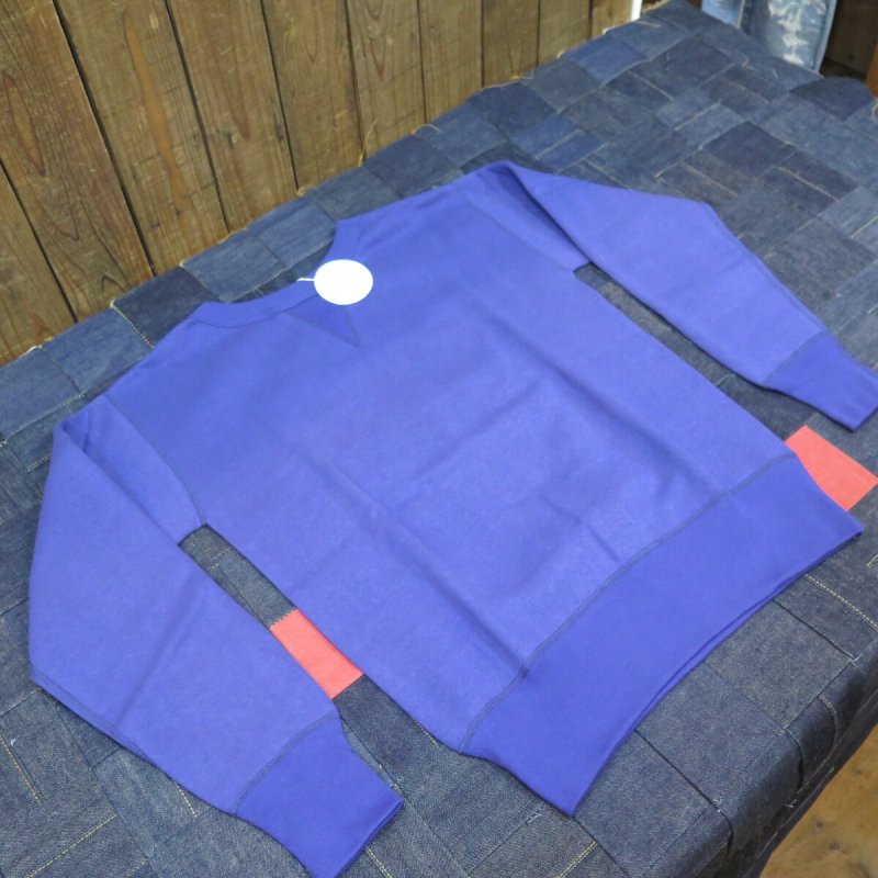 画像5: 【ドゥニーム】  4本針 前Vクルーネックスウェット   DENIME 260   日本製【送料無料】 (5)