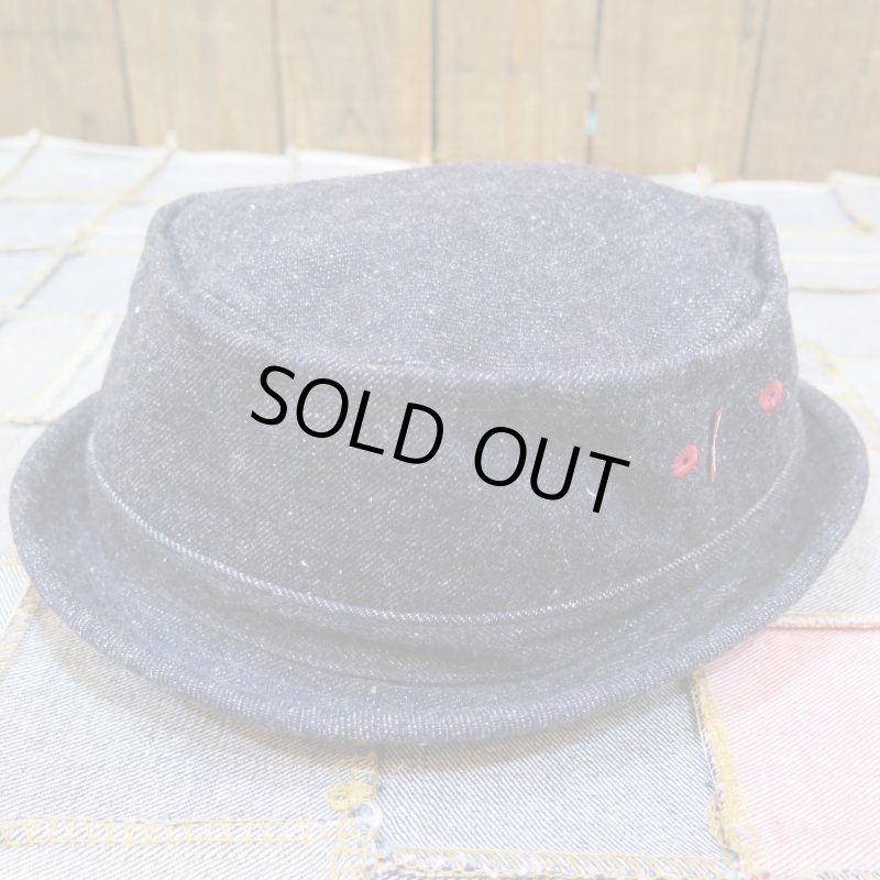 画像2: 【サムライジーンズ】  デニム ポークパイハット  SAMURAI JEANS SJ401HT-15oz   日本製【送料無料】 (2)