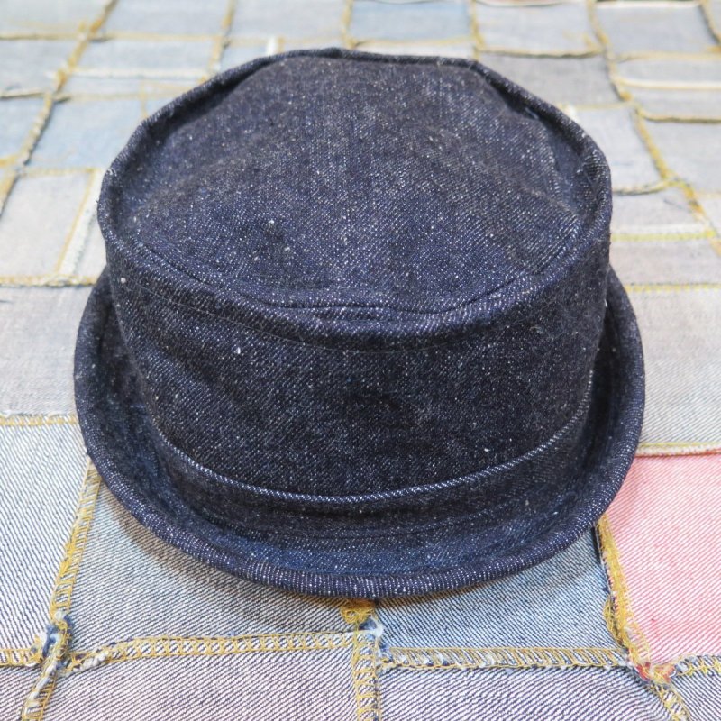 画像3: 【サムライジーンズ】  デニム ポークパイハット  SAMURAI JEANS SJ401HT-15oz   日本製【日本国内送料無料】  【WORLD WIDE SHIPPING】 【SAMURAI JEANS】  Denim Pork Pie Hat  SAMURAI JEANS SJ401HT-15oz   Made in Japan (3)