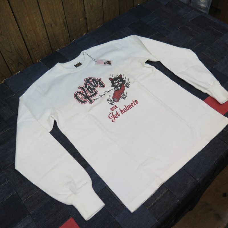 画像2: 【ウエストライド】  Kats Drag Company   ヘビーウェイト ロングスリーブTシャツ   WEST RIDE PT.L TEE25-03   日本製【送料無料】 (2)