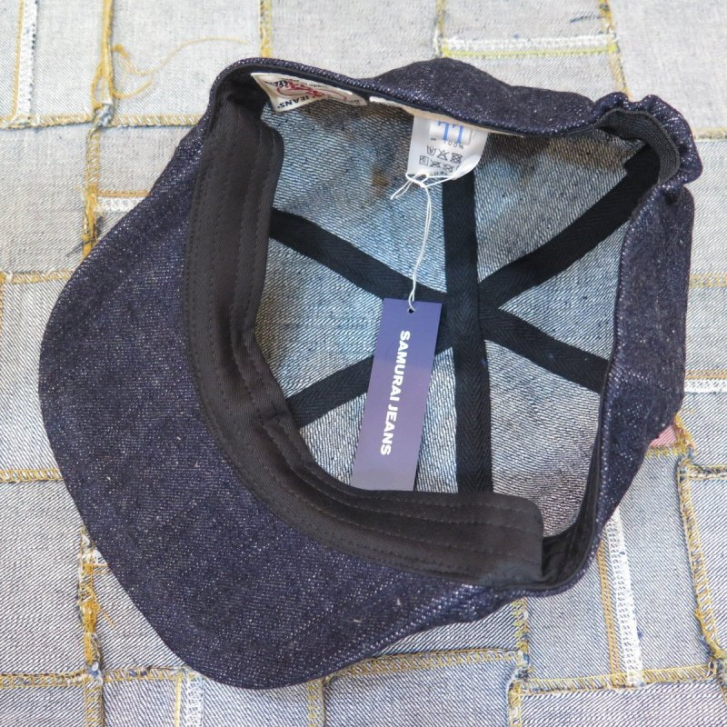 画像6: 【サムライジーンズ】  デニム ハンチング  SAMURAI JEANS SJ301HN-17oz  日本製【日本国内送料無料】  【WORLD WIDE SHIPPING】 【SAMURAI JEANS】  Denim Hunting Cap  SAMURAI JEANS SJ301HN-17oz  Made in Japan (6)