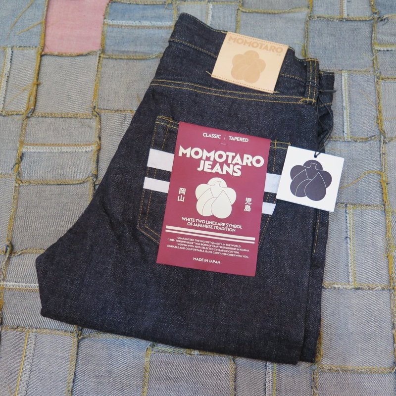 画像1: 【MOMOTARO JEANS】  15.7オンス クラシック テーパード   ボタンフライ MMJB0201   岡山 児島 日本製【送料無料】 (1)
