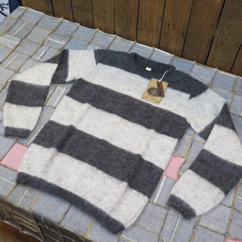 画像4: 【ウエストライド】  ボーダー モヘア セーター   WEST RIDE   日本製  【送料無料】  (4)