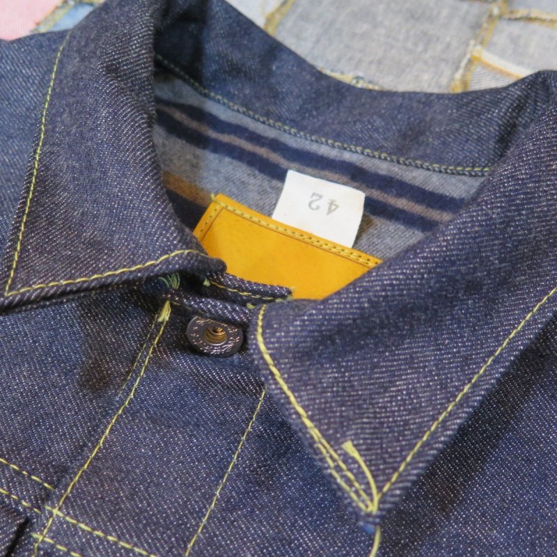 画像9: 【HIZUMI WWII】 S906XX 1940's model ”歪み”大戦モデル ウールライニング デニムジャケット 日本製 (9)