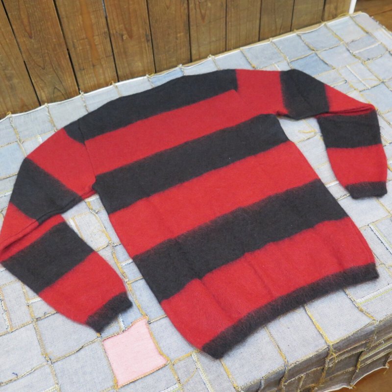 画像3: 【ウエストライド】  ボーダー モヘア セーター   WEST RIDE   日本製  【送料無料】  (3)