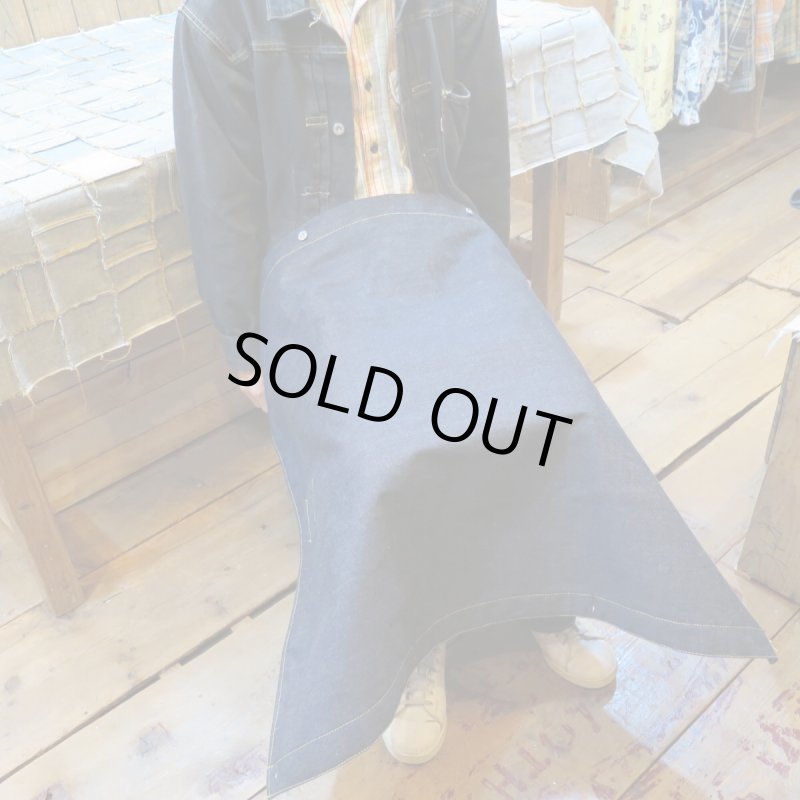 画像11: 【HIZUMI WWII】 ”歪み”大戦 膝掛け デニム×ウールライニング 日本製 (11)