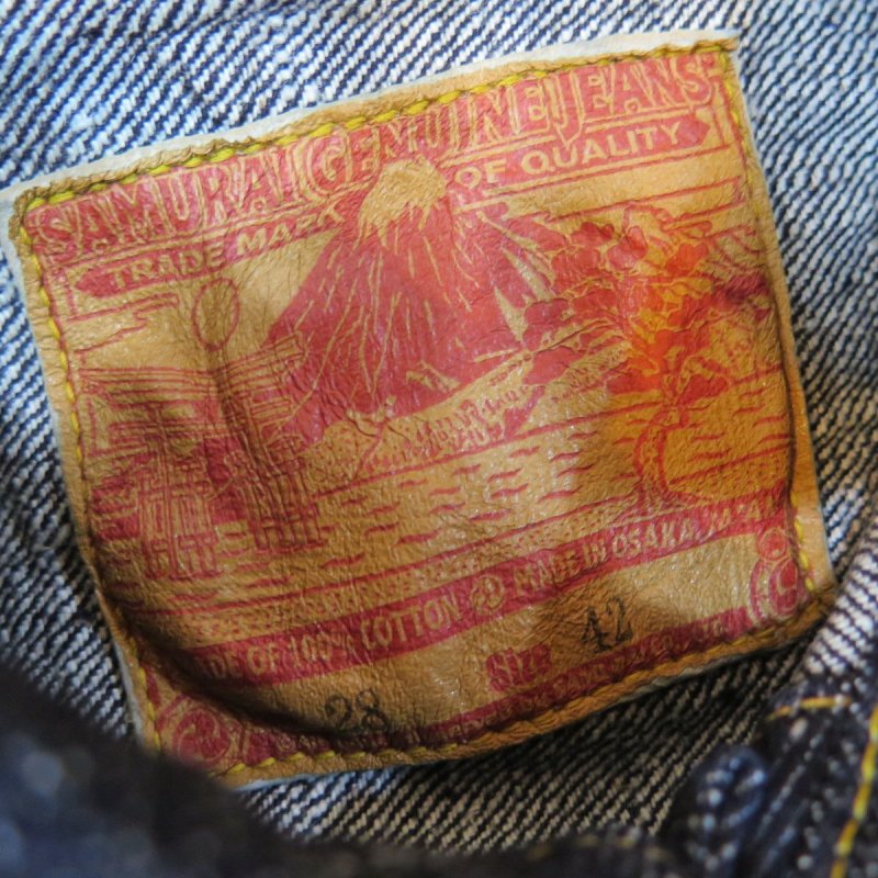 画像3: 【サムライ】 S556VX 17oz零＋Tバックモデル デニムジャケット SAMURAI JEANS  日本製【日本国内送料無料】  【WORLD WIDE SHIPPING】 【SAMURAI】 S556VX 17oz Zero + T-Back Model Denim Jacket SAMURAI JEANS  Made in Japan (3)