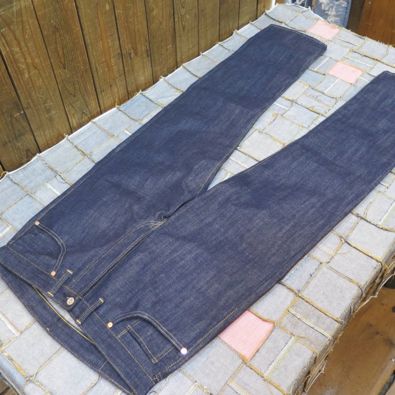 画像3: 【KIWAMI WWII】 ”極み”大戦モデル ストレート デニムパンツ チェック柄ネルスレーキ 日本製  【WORLD WIDE SHIPPING】 【KIWAMI WWII】 “Ultimate” WWII Model Straight Denim Pants Check Flannel Shirt Made in Japan (3)