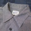 画像6: 【SALE セール商品】 【ウエストライド】  1940's NAVY 黒シャン 長袖オープンシャツ   WEST RIDE 日本製【送料無料】 (6)
