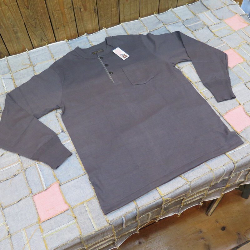 画像4: 【ウエストライド】  ビンテージ ヘンリーネック ロングスリーブ   WEST RIDE VINTAGE HENLY NECK   日本製  【送料無料】  (4)