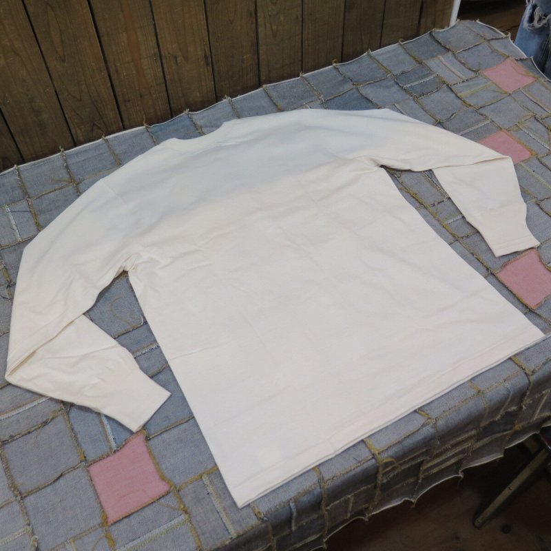 画像3: 【ウエストライド】  ビンテージ ヘンリーネック ロングスリーブ   WEST RIDE VINTAGE HENLY NECK   日本製  【送料無料】  (3)