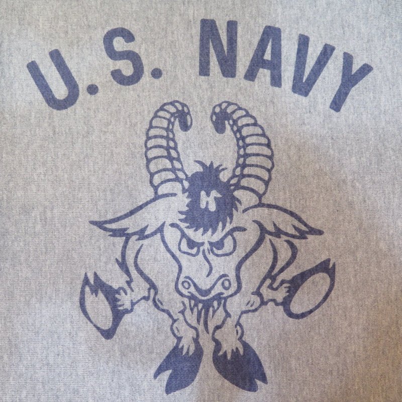 画像4: 【フェローズ】  U.S.NAVY ツートン スウェットクルー   Pherrow's 25W-PRWS-TT1   日本製【送料無料】 (4)