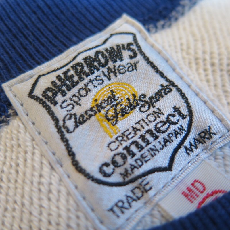 画像3: 【フェローズ】  U.S.NAVY ツートン スウェットクルー   Pherrow's 25W-PRWS-TT1   日本製【送料無料】 (3)