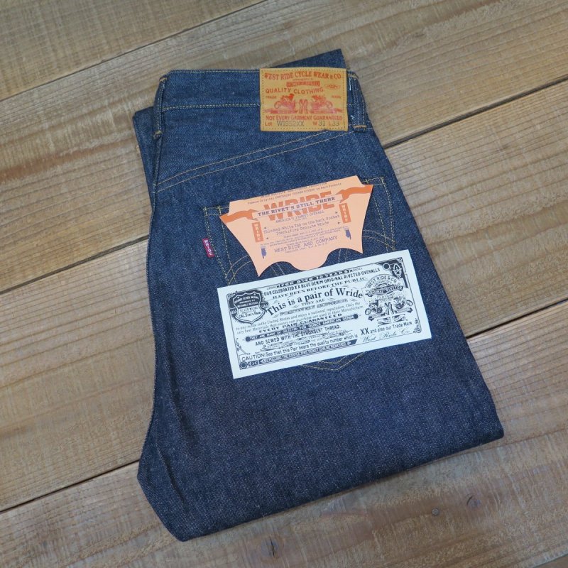 画像10: 【ウエストライド/ウエアハウス製作】  限定品バナーデニム ストレートパンツ   WEST RIDE W1952XX LIMITED   日本製【送料無料】 (10)