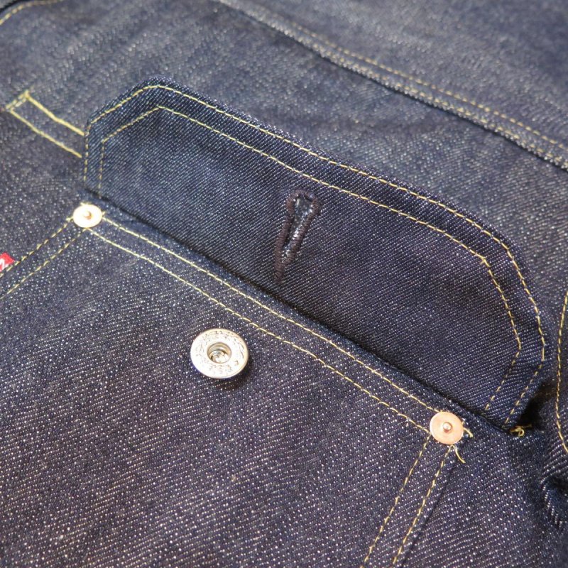 画像9: =BIG SIZE= 【KIWAMI WWII】 ”極み”大戦モデル  デニムジャケット フラップポケット付き 日本製  【WORLD WIDE SHIPPING】 【KIWAMI WWII】  “Ultimate” War Model  Denim Jacket  With flap pocket Made in Japan (9)
