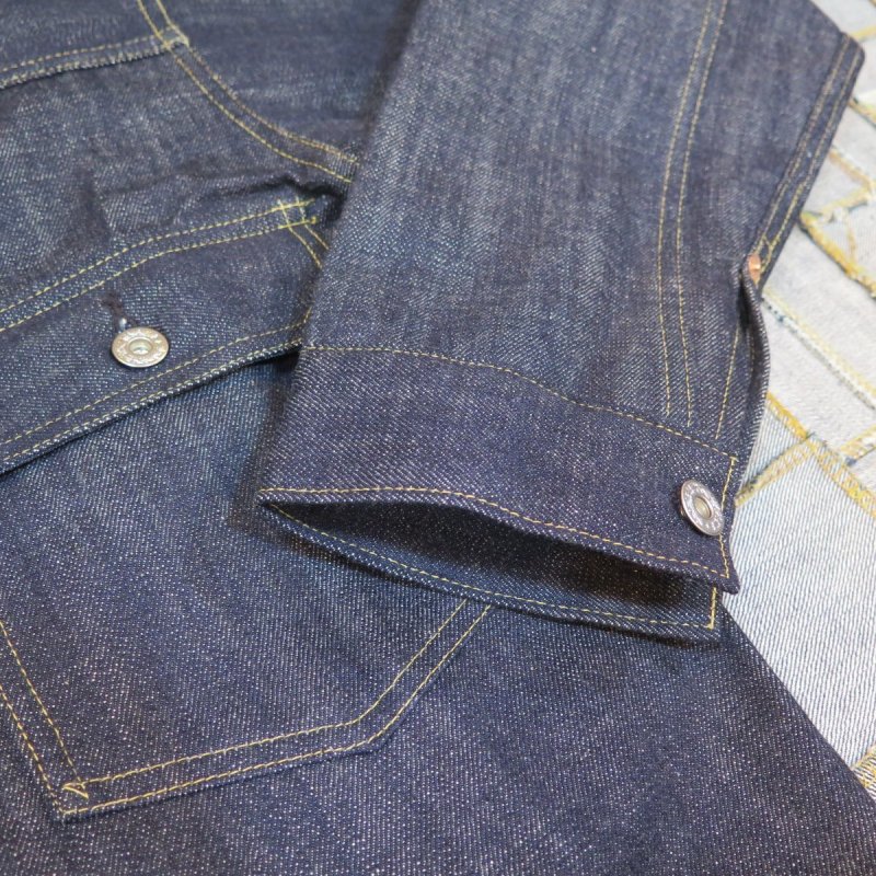 画像7: =BIG SIZE= 【KIWAMI WWII】 ”極み”大戦モデル  デニムジャケット フラップポケット付き 日本製  【WORLD WIDE SHIPPING】 【KIWAMI WWII】  “Ultimate” War Model  Denim Jacket  With flap pocket Made in Japan (7)