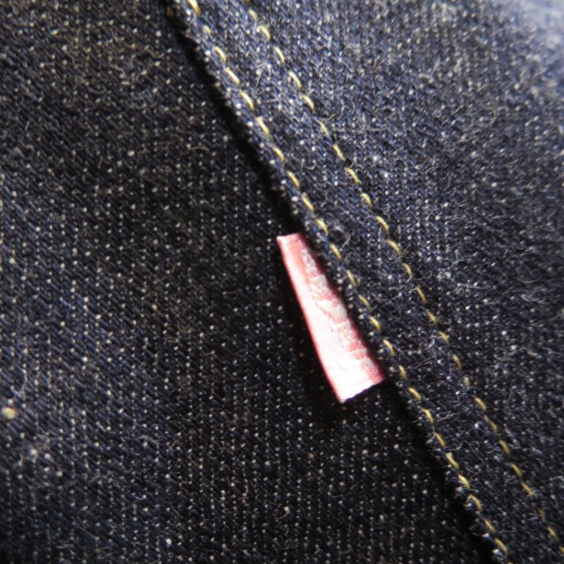 画像4: 【即納】【銀行振込】 =size42= 【KIWAMI WWII】 ”極み”大戦モデル irregular デニムジャケット 1枚袖/ガチャプリステッチ 日本製 (4)