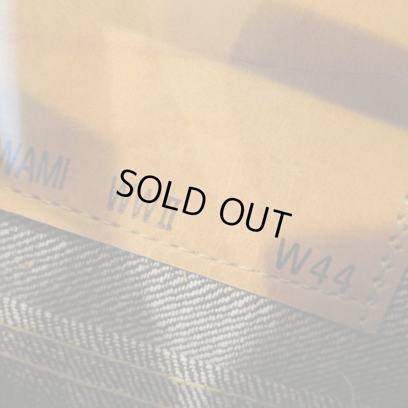 画像3: 【即納】【銀行振込】 =size44= 【KIWAMI WWII】 ”極み”大戦モデル irregular デニムジャケット 1枚袖/ガチャプリステッチ 日本製 (3)