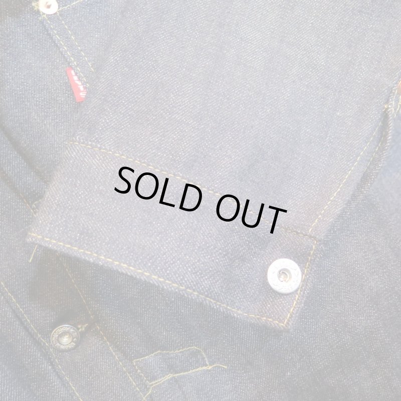 画像7: 【即納】【銀行振込】 =size44= 【KIWAMI WWII】 ”極み”大戦モデル irregular デニムジャケット 1枚袖/ガチャプリステッチ 日本製 (7)