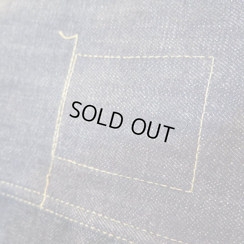 画像8: 【即納】【銀行振込】 =size44= 【KIWAMI WWII】 ”極み”大戦モデル irregular デニムジャケット 1枚袖/ガチャプリステッチ 日本製 (8)