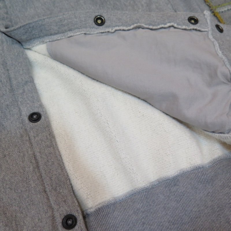 画像11: 【ウエストライド】  RW スナップ 前開きスウエット   WEST RIDE RW SNAP SWEAT 25-01   日本製【送料無料】 (11)