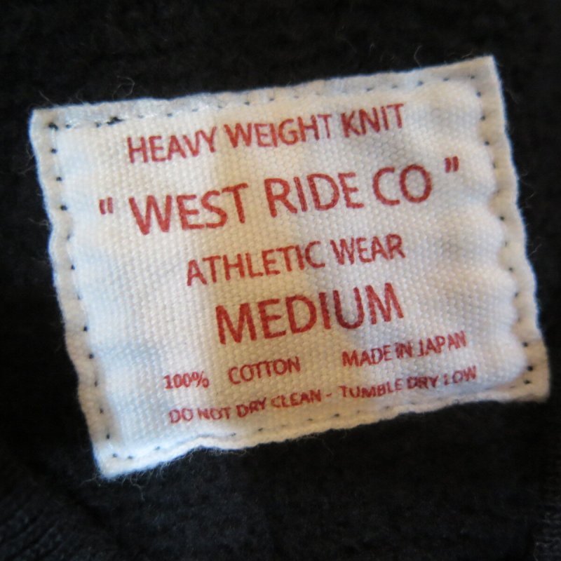 画像6: 【ウエストライド】  RW スナップ 前開きスウエット   WEST RIDE RW SNAP SWEAT 25-01   日本製【送料無料】 (6)