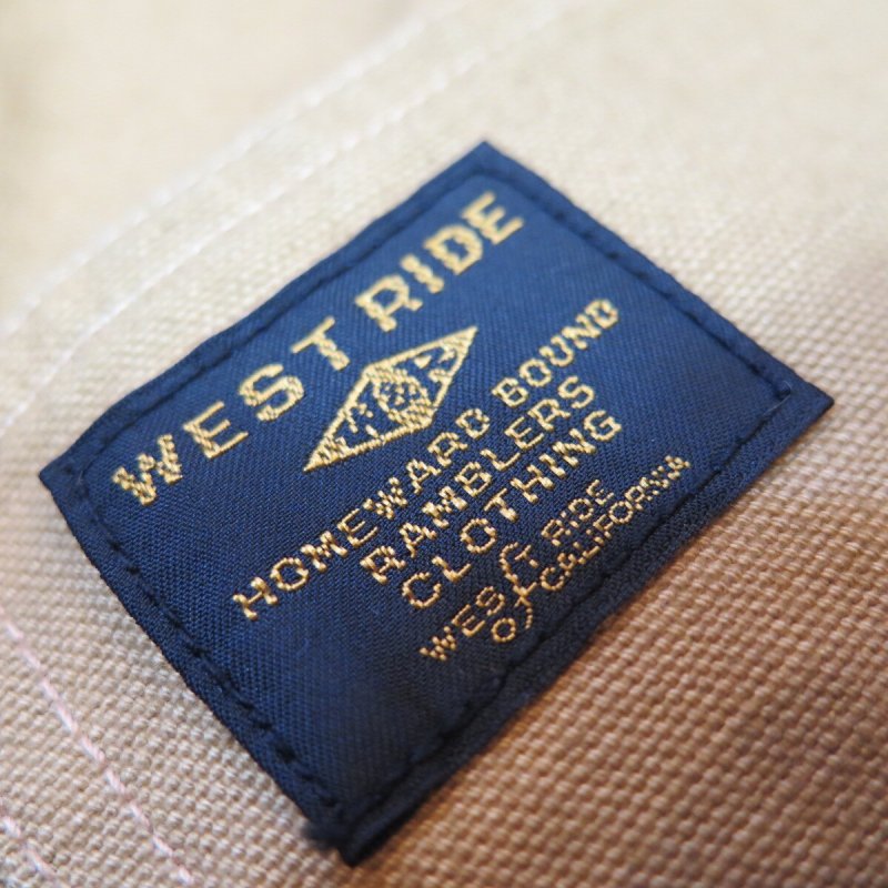 画像4: 【ウエストライド】   ダブルニー ペインター パンツ   WEST RIDE   W-KNEE PAINTER PANTS   日本製【送料無料】 (4)