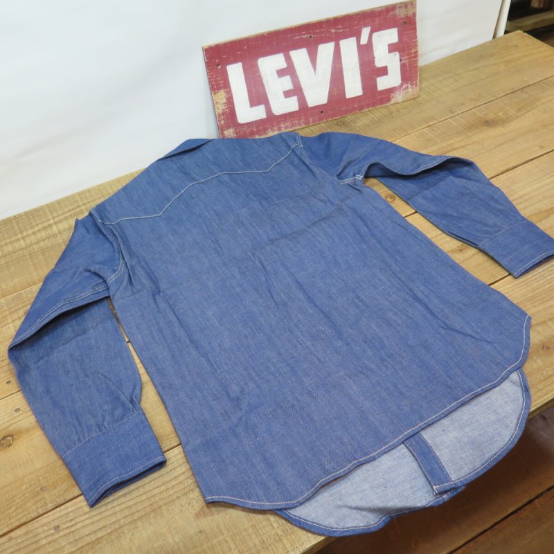 画像2: 【リーバイス】  1950年代 ショートホーンシャツ   ツーホース/リジッド   LEVIS 1950's MODEL  【送料無料】 (2)