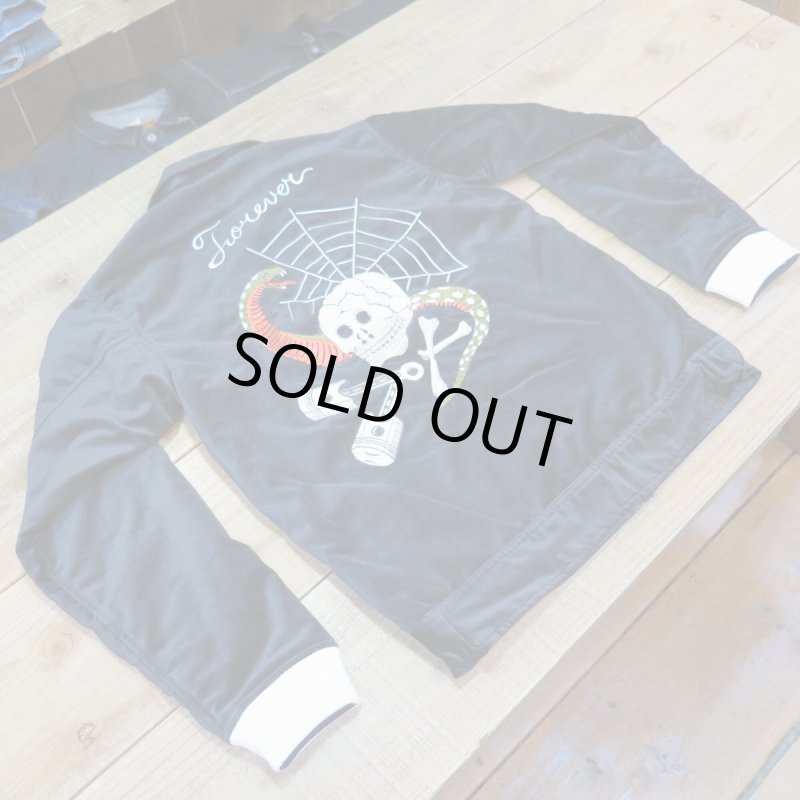 画像1: 【ウエストライド】  フォーエバースカル スーベニアジャケット   リバーシブル   WEST RIDE FOREVER SKULL SOUVENIR JACKET   日本製【送料無料】 (1)