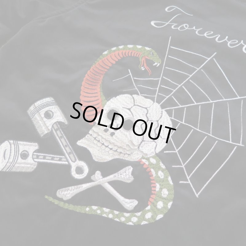 画像4: 【ウエストライド】  フォーエバースカル スーベニアジャケット   リバーシブル   WEST RIDE FOREVER SKULL SOUVENIR JACKET   日本製【送料無料】 (4)