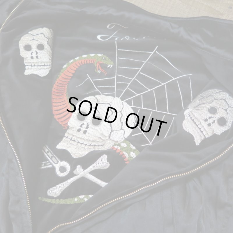 画像6: 【ウエストライド】  フォーエバースカル スーベニアジャケット   リバーシブル   WEST RIDE FOREVER SKULL SOUVENIR JACKET   日本製【送料無料】 (6)